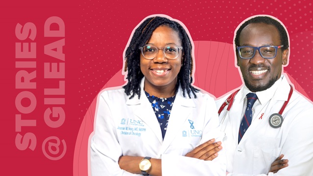 Graphic photo of Dr. Joannie Ivory and Dr. Thomas Odeny