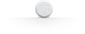 White and circular Hepsera HCV pill