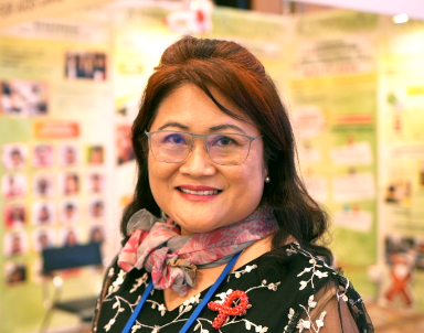 Photos of Alice Chan, CEO of The Society for AIDS Care Hong Kong, and co-workers