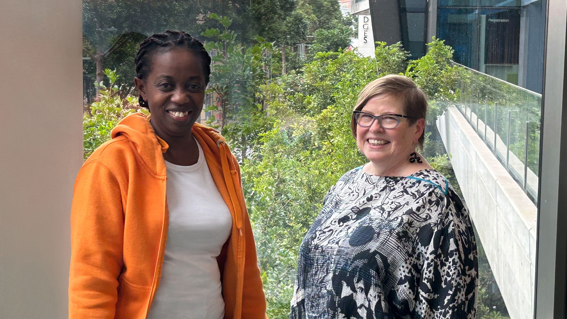 Photo of Dr. Eva Natukunda and Kathryn Kersey