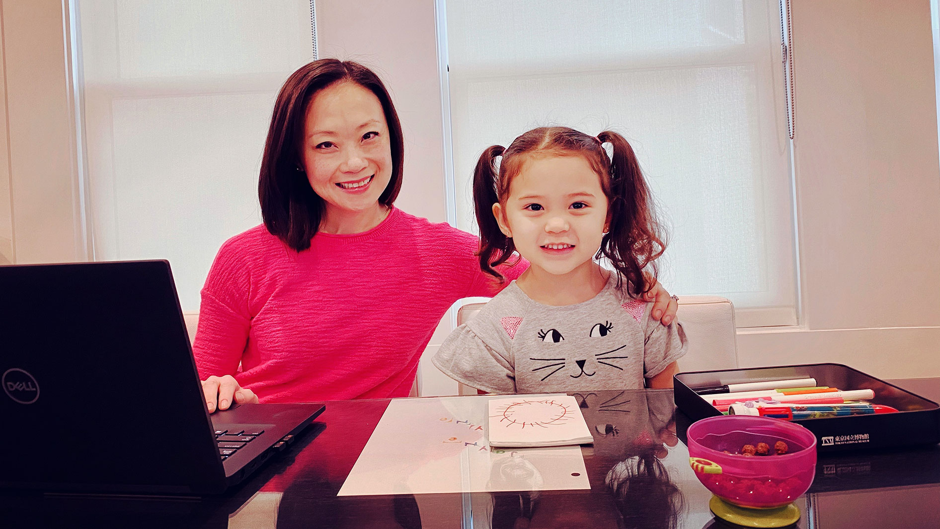 Mia Campitelli, Director of Public Affairs, and her daughter, Jayne